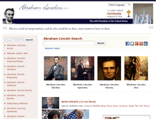 Tablet Screenshot of abrahamlincolns.com